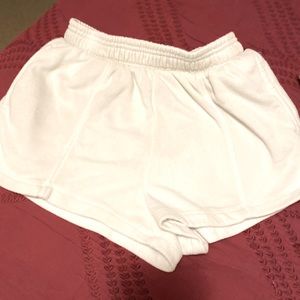 White comfy shorts